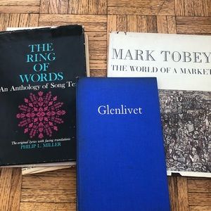 3 vintage coffee table books & Carnegie Hall Stagebills